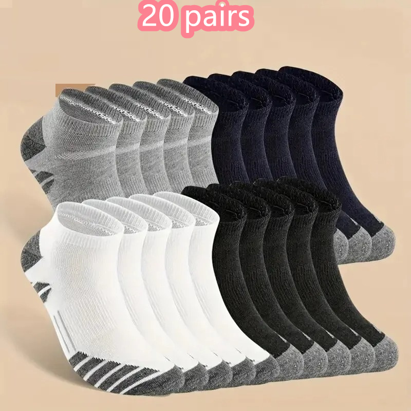 Athletic Sock Cushion - 1/10/20 Pairs الكاحل جوارب الجري الرياضية