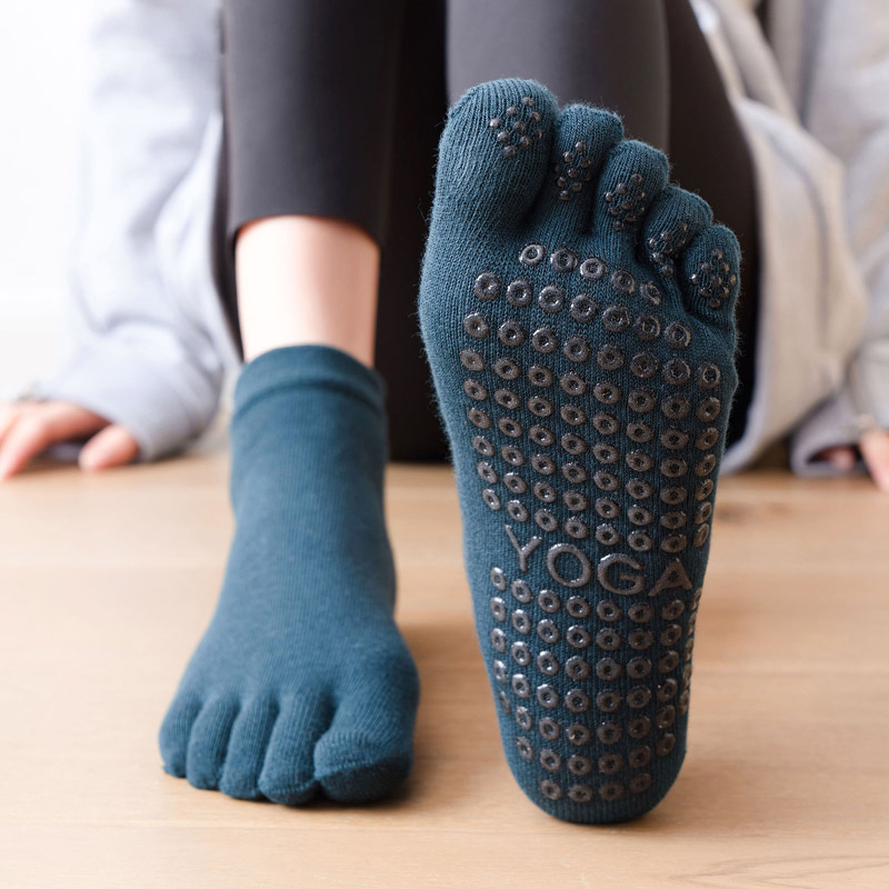 Grip Sock Yoga - جوارب سيليكون مانعة للانزلاق خمسة أصابع