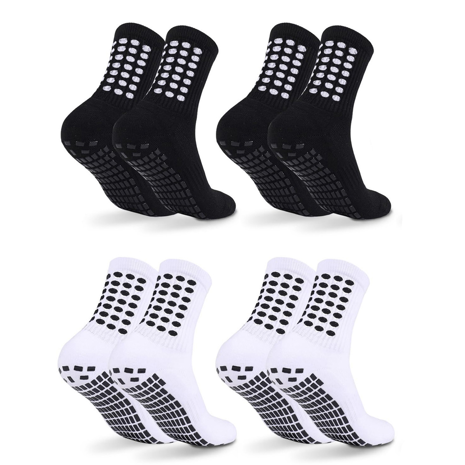 Athletic Sock Cushion - 4/8 أزواج من جوارب كرة القدم
