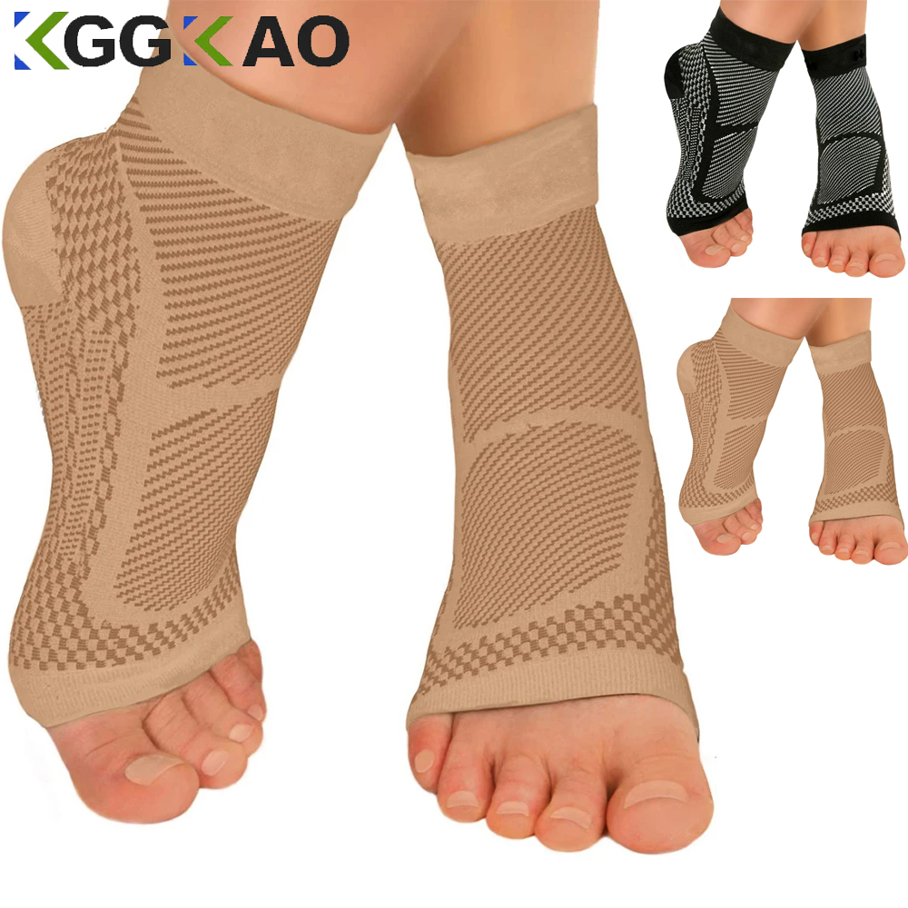 Ankle Brace Sock - 1 زوج الرياضة الكاحل دعم هدفين