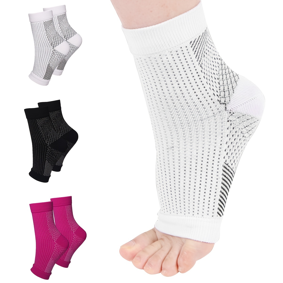Ankle Brace Sock - جوارب دعم الكاحل قابلة للتنفس لتخفيف