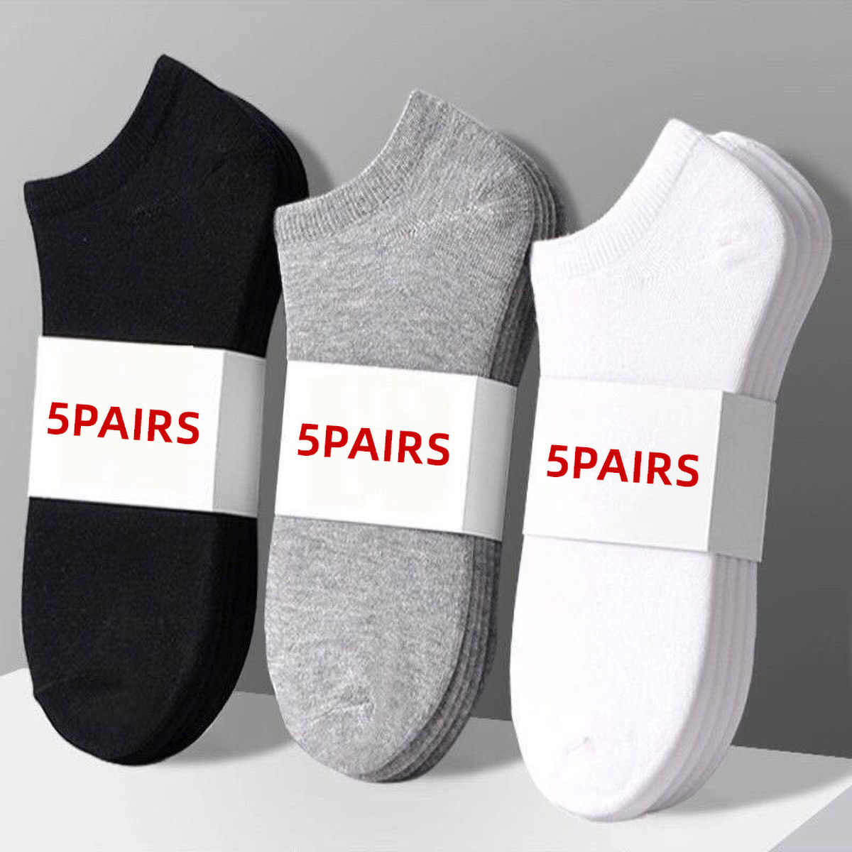 5 أزواج للجنسين عادية عادي الل - مراجعة No Show Sock Women وسعره