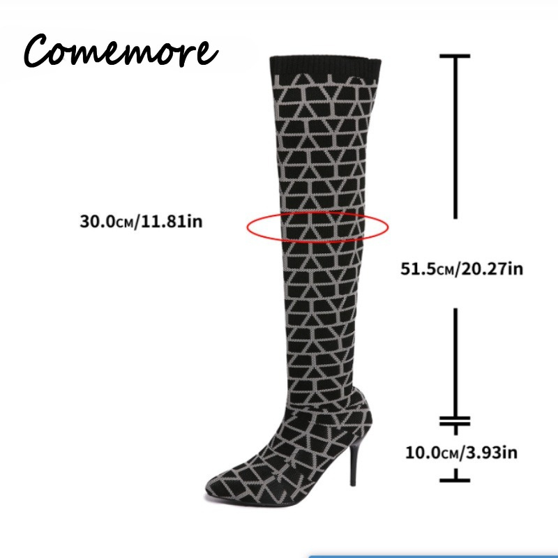 Comemore المرأة 2026 ربيع الخر - مراجعة Knee High Sock Women وسعره