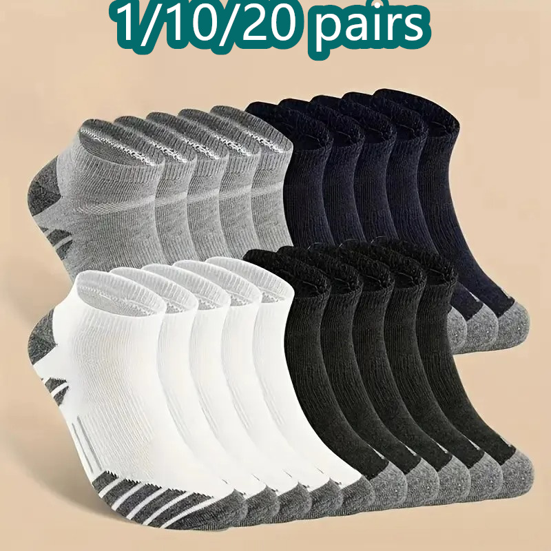 1/10/20 Pairs الكاحل جوارب الج - مراجعة Athletic Sock Cushion وسعره
