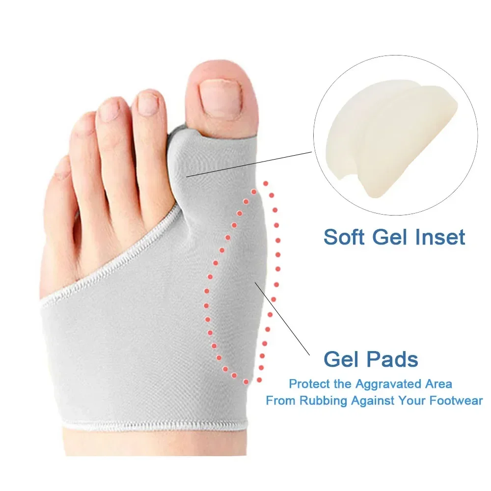1/2 زوج فاصل أصابع القدم أروح  - مراجعة Ankle Brace Sock وسعره