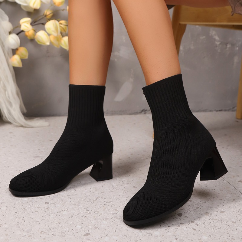 المرأة حذاء من الجلد كعب محبوك - مراجعة No Show Sock Women وسعره