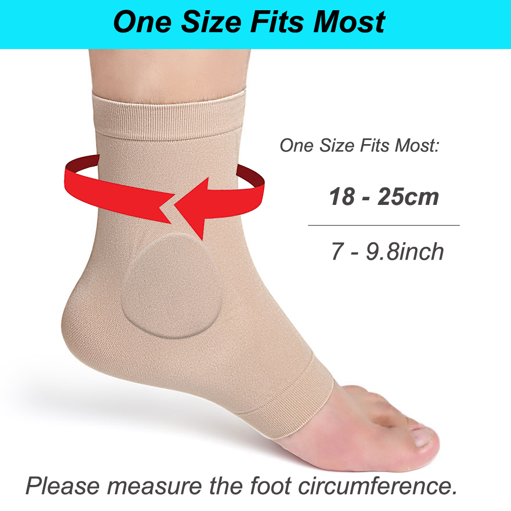 زوج واحد من أكمام وسادة جل ممت - مراجعة Ankle Brace Sock وسعره