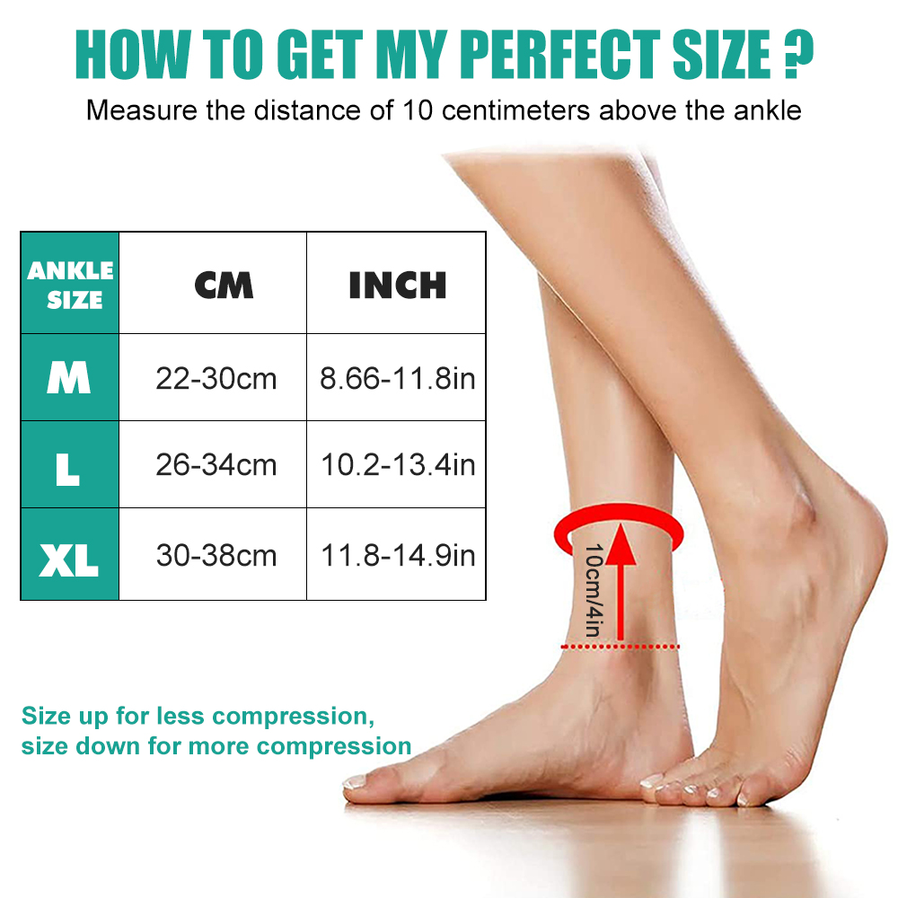 1 قطعة جوارب دعم الكاحل، جورب  - مراجعة Ankle Brace Sock وسعره