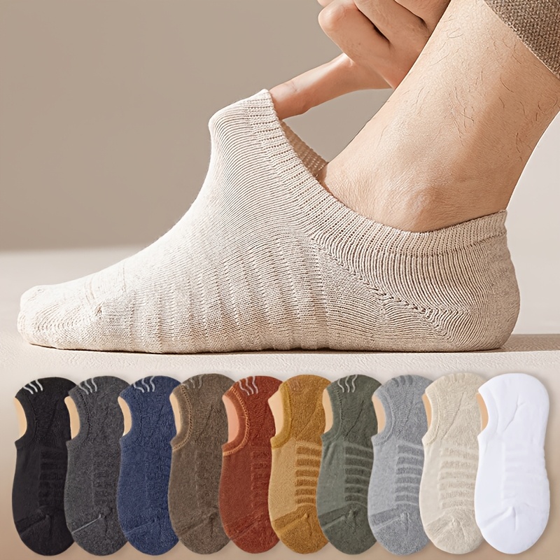 10 أزواج من الجوارب الرجالية ا - مراجعة Invisibility Sock Loafer وسعره