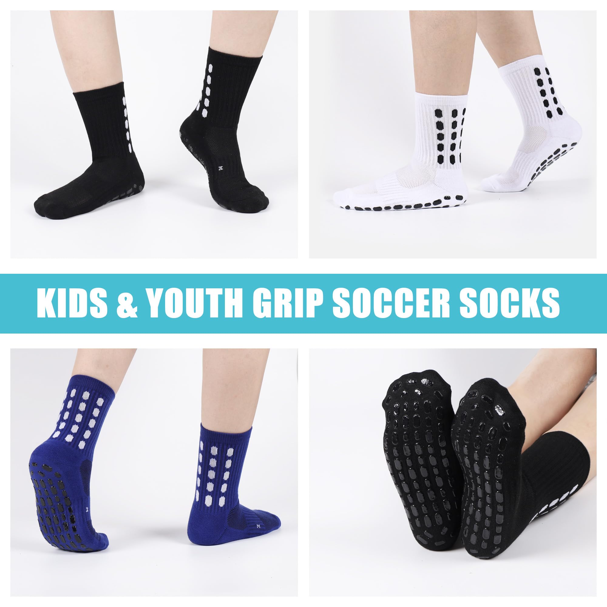 4/8 أزواج من جوارب كرة القدم ل - مراجعة Athletic Sock Cushion وسعره