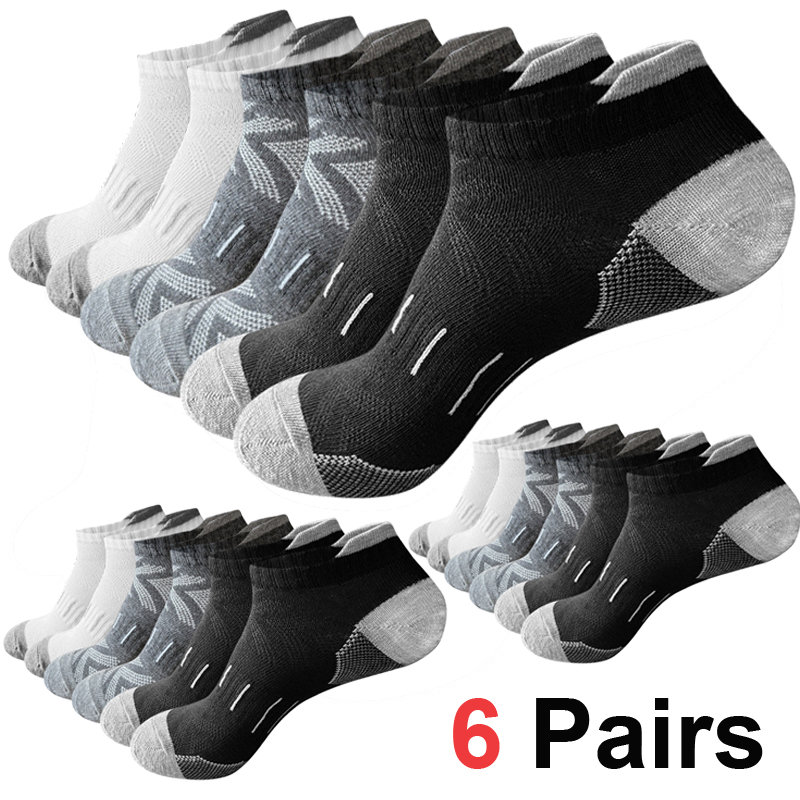 6/12 أزواج من الجوارب الرياضية - مراجعة Ankle Sock Low Cut وسعره