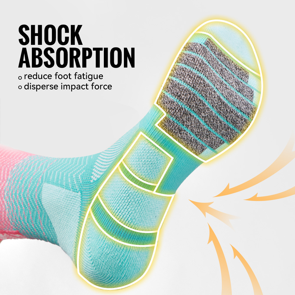 WRELS 1/2/3 جوارب رياضية مبطنة - مراجعة Athletic Sock Cushion وسعره
