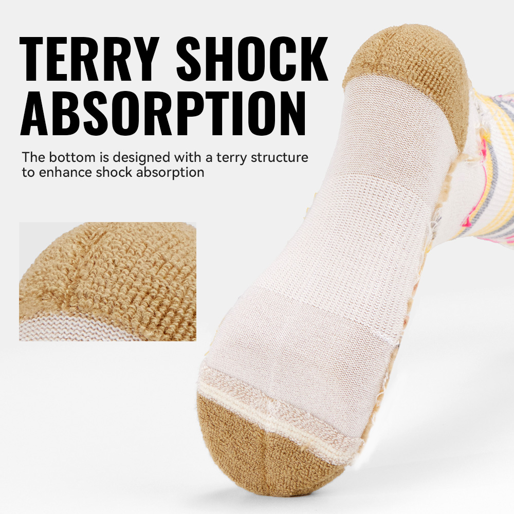 WRELS 1/2/3 أزواج جوارب من الص - مراجعة Wool Hiking Sock وسعره