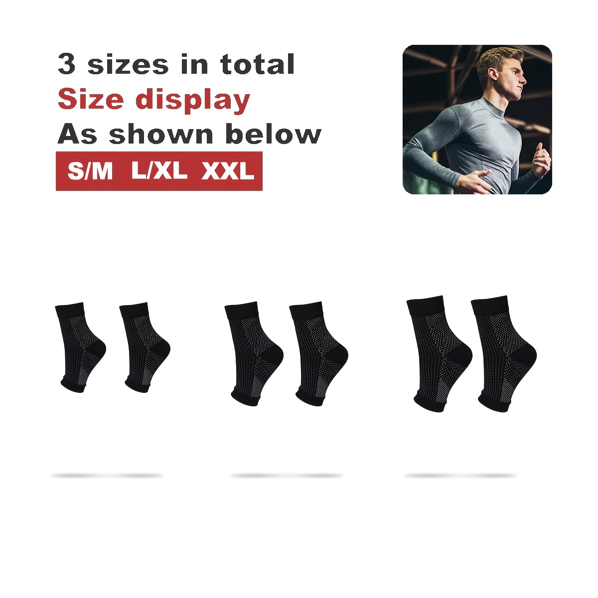 جوارب دعم الكاحل قابلة للتنفس  - مراجعة Ankle Brace Sock وسعره