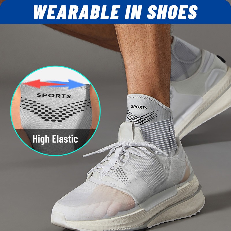 دعامة كاحل قابلة للتعديل بدون  - مراجعة Ankle Brace Sock وسعره