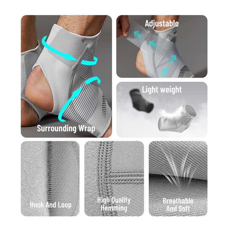دعامة كاحل قابلة للتعديل بدون  - مراجعة Ankle Brace Sock وسعره