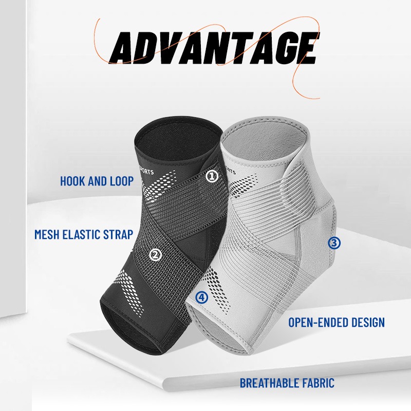 دعامة كاحل قابلة للتعديل بدون  - مراجعة Ankle Brace Sock وسعره