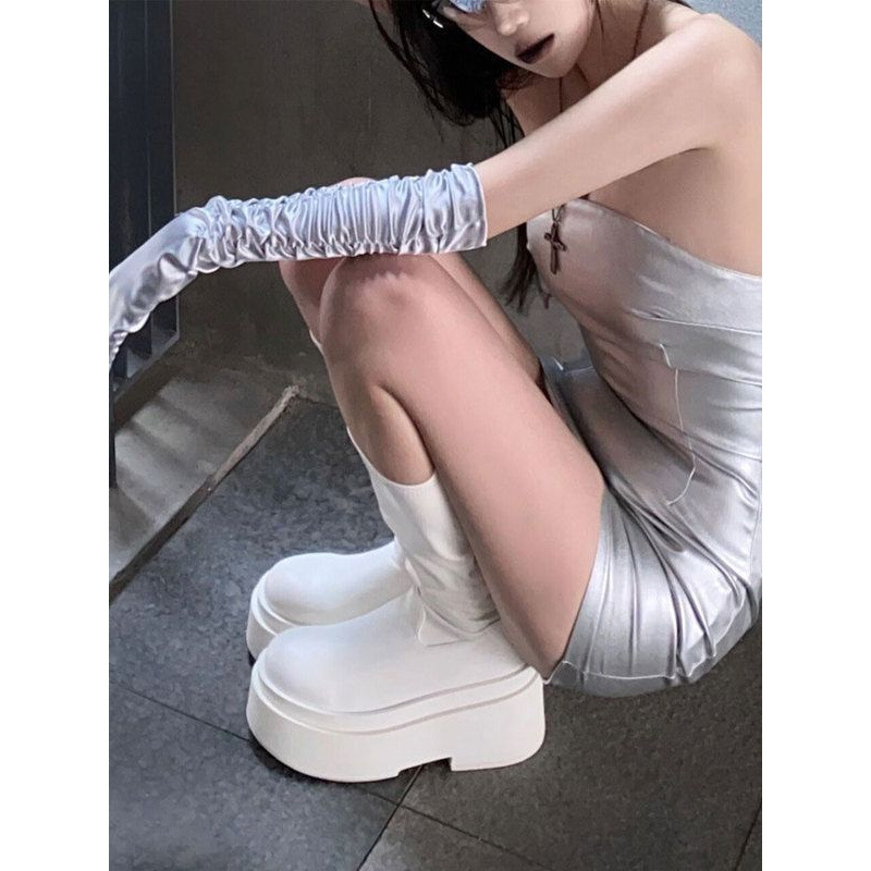 أحذية طويلة بنعل سميك للنساء ف - مراجعة No Show Sock Women وسعره