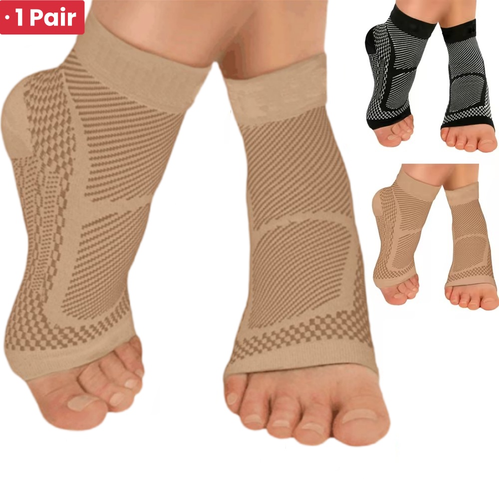 1 زوج الرياضة الكاحل دعم هدفين - مراجعة Ankle Brace Sock وسعره