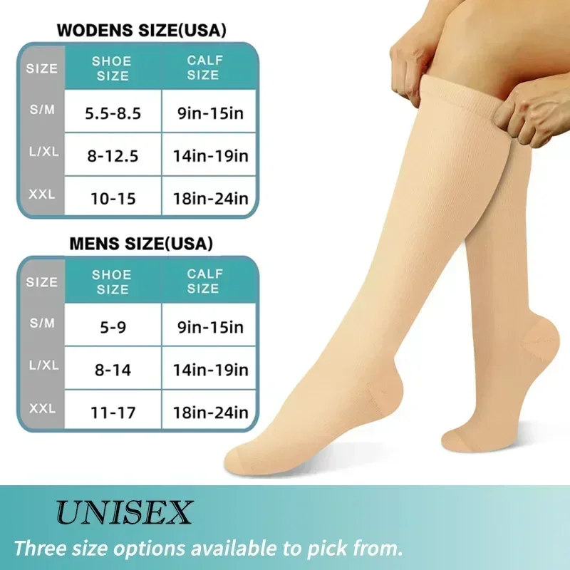 زوج واحد من جوارب الضغط للنساء - مراجعة Compression Sleeve Calf وسعره